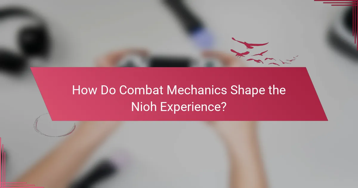 How Do Combat Mechanics Shape the Nioh Experience?